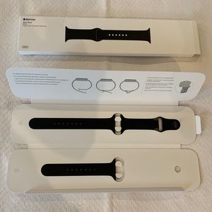 Apple Watch Sport Band, 38MM, Black (NEW)